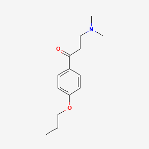 molecular formula C14H21NO2 B11702693 3-(Dimethylamino)-1-(4-propoxyphenyl)propan-1-one 