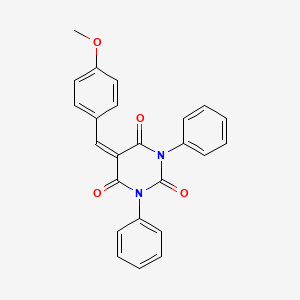 5-[(4-Methoxyphenyl)methylidene]-1,3-diphenyl-1,3-diazinane-2,4,6-trione