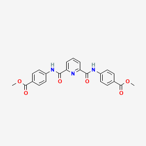 Dimethyl 4,4'-[pyridine-2,6-diylbis(carbonylimino)]dibenzoate