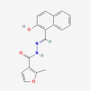 N'-[(E)-(2-hydroxynaphthalen-1-yl)methylidene]-2-methylfuran-3-carbohydrazide