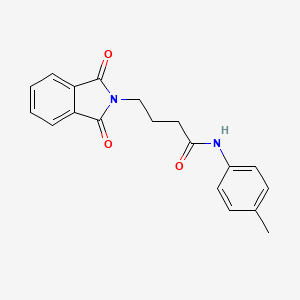 4-(1,3-dioxoisoindol-2-yl)-N-(4-methylphenyl)butanamide