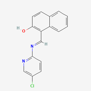 1-{(E)-[(5-chloropyridin-2-yl)imino]methyl}-2-naphthol