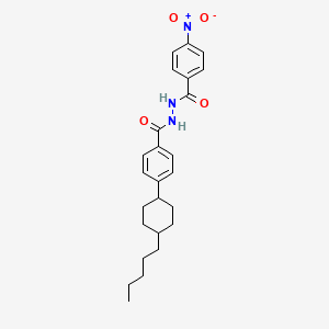 N'-(4-nitrobenzoyl)-4-(4-pentylcyclohexyl)benzohydrazide