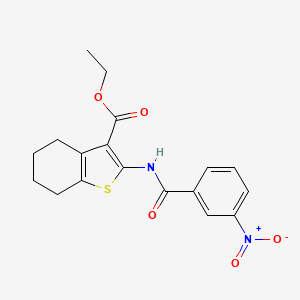 Ethyl 2-(3-nitrobenzamido)-4,5,6,7-tetrahydro-1-benzothiophene-3-carboxylate