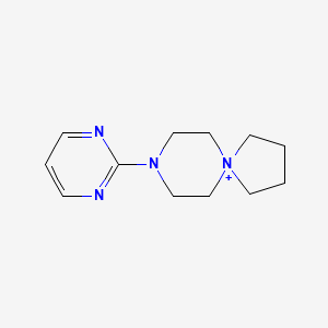 8-(2-Pyrimidinyl)-8-aza-5-azoniaspiro(4.5)decane