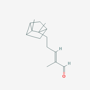 molecular formula C10H13NO4 B1170308 (E)-5-((1R,3R,6S)-2,3-Dimethyltricyclo[2.2.1.02,6]heptan-3-yl)-2-methylpent-2-enal CAS No. 13827-97-9