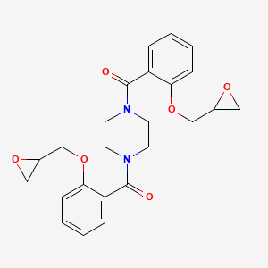 1,4-Bis({2-[(oxiran-2-YL)methoxy]benzoyl})piperazine