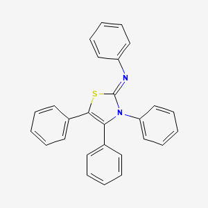 N-[(2Z)-3,4,5-triphenyl-1,3-thiazol-2(3H)-ylidene]aniline