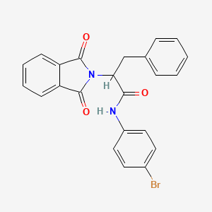 N-(4-bromophenyl)-2-(1,3-dioxo-1,3-dihydro-2H-isoindol-2-yl)-3-phenylpropanamide