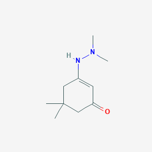 molecular formula C10H18N2O B11703257 5,5-Dimethyl-3-(2,2-dimethylhydrazino)-2-cyclohexen-1-one 