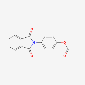 [4-(1,3-dioxoisoindol-2-yl)phenyl] acetate