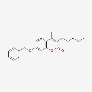 7-(benzyloxy)-4-methyl-3-pentyl-2H-chromen-2-one