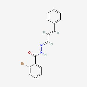 2-Bromo-benzoic acid (3-phenyl-allylidene)-hydrazide