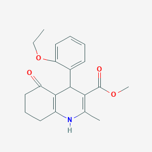 Methyl 4-(2-ethoxyphenyl)-2-methyl-5-oxo-1,4,5,6,7,8-hexahydroquinoline-3-carboxylate