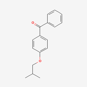 molecular formula C17H18O2 B11703524 (4-Isobutoxyphenyl)(phenyl)methanone 