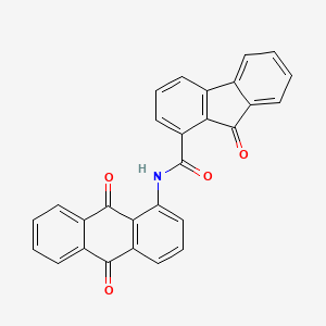 N-(9,10-dioxo-9,10-dihydroanthracen-1-yl)-9-oxo-9H-fluorene-1-carboxamide