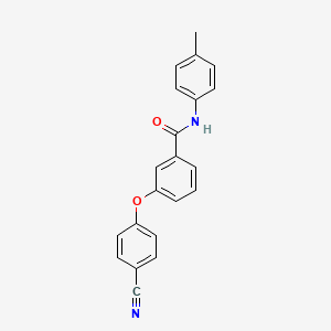 3-(4-cyanophenoxy)-N-(4-methylphenyl)benzamide