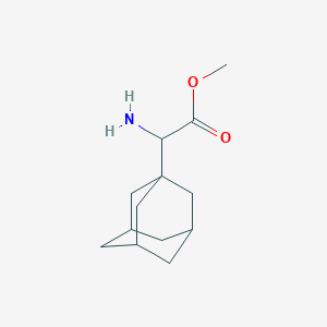 molecular formula C13H21NO2 B11703673 Methyl 1-adamantyl(amino)acetate 