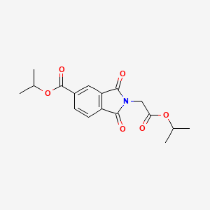 propan-2-yl 1,3-dioxo-2-[2-oxo-2-(propan-2-yloxy)ethyl]-2,3-dihydro-1H-isoindole-5-carboxylate