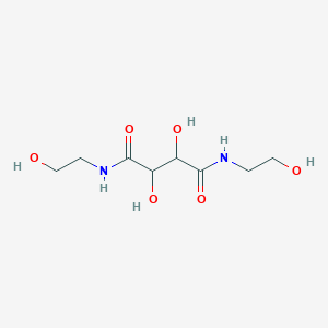 molecular formula C8H16N2O6 B11703806 2,3-dihydroxy-N,N'-bis(2-hydroxyethyl)butanediamide 