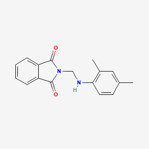 molecular formula C17H16N2O2 B11703820 2-[(2,4-Dimethylanilino)methyl]isoindoline-1,3-dione CAS No. 7252-68-8