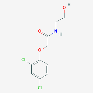 molecular formula C10H11Cl2NO3 B11703833 2-(2,4-dichlorophenoxy)-N-(2-hydroxyethyl)acetamide CAS No. 19336-18-6