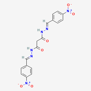 N'(1),N'(3)-Bis(4-nitrobenzylidene)malonohydrazide