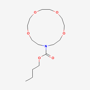 Butyl 1,4,7,10-tetraoxa-13-azacyclopentadecane-13-carboxylate