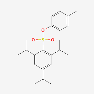 molecular formula C22H30O3S B11703907 4-Methylphenyl 2,4,6-triisopropylbenzenesulfonate 