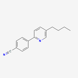 4-(5-Butylpyridin-2-yl)benzonitrile