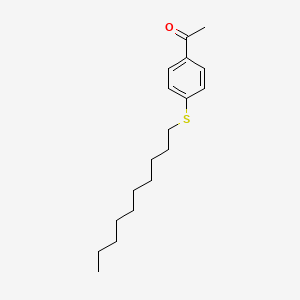 1-[4-(Decylsulfanyl)phenyl]ethanone