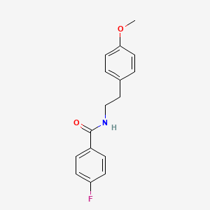 4-fluoro-N-[2-(4-methoxyphenyl)ethyl]benzamide