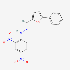 (2E)-1-(2,4-dinitrophenyl)-2-[(5-phenylfuran-2-yl)methylidene]hydrazine