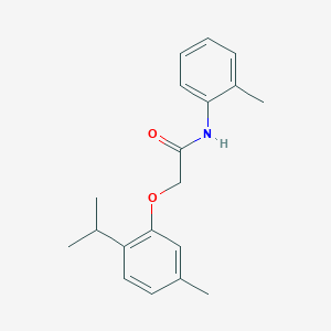 2-[5-methyl-2-(propan-2-yl)phenoxy]-N-(2-methylphenyl)acetamide