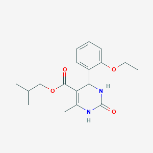 2-Methylpropyl 4-(2-ethoxyphenyl)-6-methyl-2-oxo-1,2,3,4-tetrahydropyrimidine-5-carboxylate