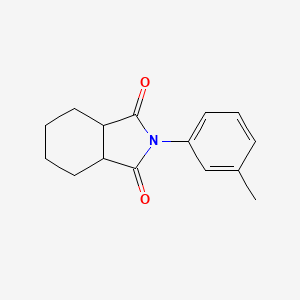 molecular formula C15H17NO2 B11704157 2-(3-methylphenyl)hexahydro-1H-isoindole-1,3(2H)-dione 