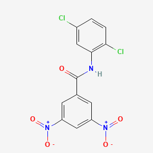 molecular formula C13H7Cl2N3O5 B11704175 N-(2,5-dichlorophenyl)-3,5-dinitrobenzamide 