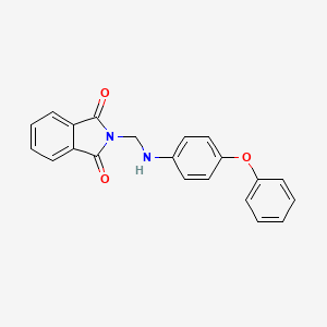 2-{[(4-phenoxyphenyl)amino]methyl}-1H-isoindole-1,3(2H)-dione