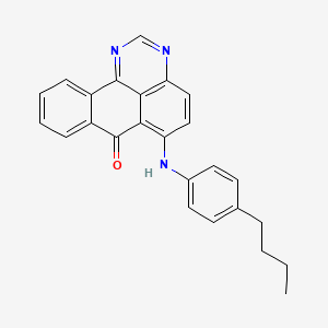 6-[(4-butylphenyl)amino]-7H-benzo[e]perimidin-7-one