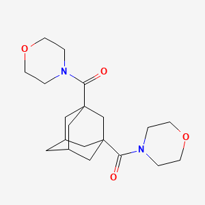 4-{[3-(Morpholin-4-ylcarbonyl)-1-adamantyl]carbonyl}morpholine