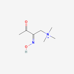 (2Z)-2-(hydroxyimino)-N,N,N-trimethyl-3-oxobutan-1-aminium