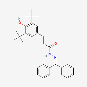 3-(3,5-di-tert-butyl-4-hydroxyphenyl)-N'-(diphenylmethylidene)propanehydrazide