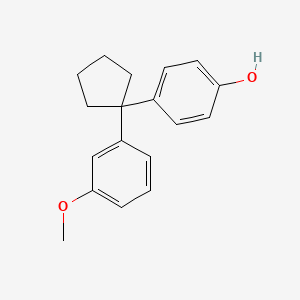 4-[1-(3-Methoxyphenyl)cyclopentyl]phenol