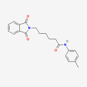 2H-Isoindole-2-hexanamide, 1,3-dihydro-N-(4-methylphenyl)-1,3-dioxo-