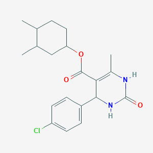 3,4-Dimethylcyclohexyl 4-(4-chlorophenyl)-6-methyl-2-oxo-1,2,3,4-tetrahydropyrimidine-5-carboxylate