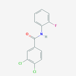 3,4-dichloro-N-(2-fluorophenyl)benzamide