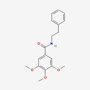 molecular formula C18H21NO4 B11704624 3,4,5-trimethoxy-N-(2-phenylethyl)benzamide 