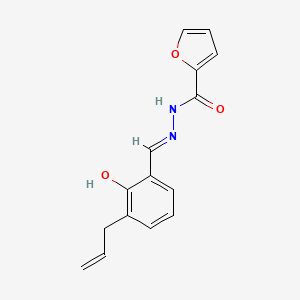 N'-{(E)-[2-hydroxy-3-(prop-2-en-1-yl)phenyl]methylidene}furan-2-carbohydrazide