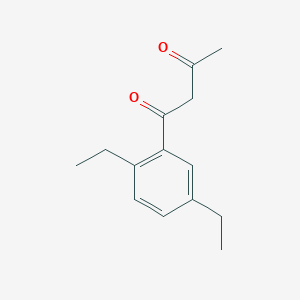 molecular formula C8H12N2O B1170471 1-(2,5-Diethylphenyl)-1,3-butanedione CAS No. 167998-76-7