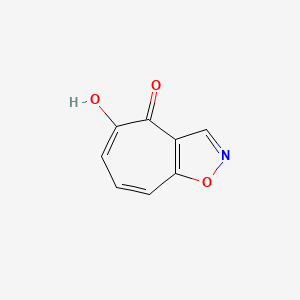 molecular formula C8H5NO3 B1170473 4-Hydroxy-5H-cyclohept[d]isoxazol-5-one CAS No. 178315-30-5